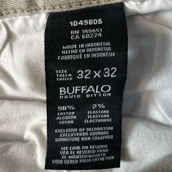 BUFFALO DAVID BITTON Jeans Men's 30x30* Gray Sam-X Slim Straight Stretch - Picture 5 of 16